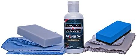 Micro Detailer MD HySpeed Coat-High-Speed, High- Gloss, Durable, Nano Ceramic Auto Body Coating (4 oz., w/Deluxe Installation Kit)