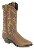 Old West Women's Distressed Leather Cowgirl Boot Distressed 9 M US