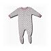 One Cute Kitty Cozy Polka Dot, Footed Blanket Sleeper for Toddlers