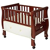 Cherry Sleigh Bed Co-Sleeper