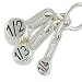 Movable Nested Measuring Cup Set 925 Sterling Silver Traditional Cooking Charm or Pendant