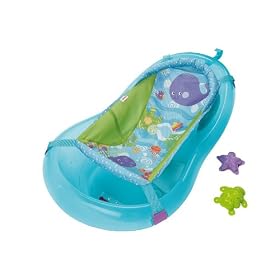 Fisher Price - T7132 - Baignoire - Evolutive 3 en 1 - Bleue