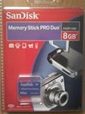 Electronics : Sandisk 8gb Memory Stick Pro Duo card in retail packaging