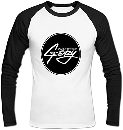 ZIYOUS Printed Young Gerald G Eazy Tour 2016 Baseball Top Shirt For Men XL White