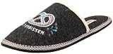 Adelheid Leckerbissen Filzpantoffel 11211371187, Damen Hausschuhe, Schwarz (rabenschwarz 905), EU 36/37