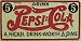 LP - 065 Pepsi Cola Vintage License Plate - 2464