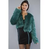 Motel The Freya Coat in Forest,Winter Coats & Jackets for Women
