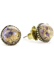 Sorrelli "Mirage" Elegant Jackie Antique Gold-Tone Stud Earrings