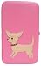 Fluff Chihuahua Dog Pink Opera Metal Frame Wallet