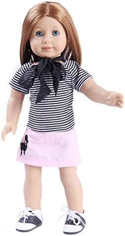 Toy Doll Clothes - 4 Piece Sock Hop Set