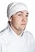 Fiumara Apparel Professional Cooking Head Wrap Ideal for Chef Hat Cotton - White Made in USA