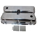 1962-85 Ford Small Block 289-302-351W-5.0L Tall Polished Aluminum Valve Covers - Ball... by CFR Performance