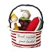 Organic Fruit Tote - Organic Egyptian Cotton Plush Teething Toys
