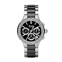DKNY Damen-Armbanduhr Analog Edelstahl schwarz NY8180