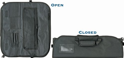 AC 142 Carry All Chef's Knife Case Holds 8 Knives with Black Nylon Construction AC 142 Carry All Chef's Knife Case Holds 8 Knives with Black Nylon Construction Hunting Knives