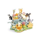 Kitten on Garden Cart