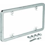 Buy Bell Automotive 22-1-46398-8 Chrome Anti-Theft License Plate Frame with Clear... by Bell