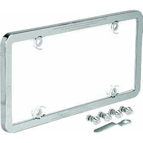 Buy Bell Automotive 22-1-46398-8 Chrome Anti-Theft License Plate Frame with Clear... by Bell now!
