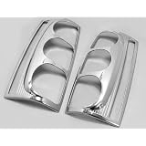 Chrome Rear Tail Gate Light Cover Trims for 2007 2008 2009 GMC Yukon & Yukon XL 