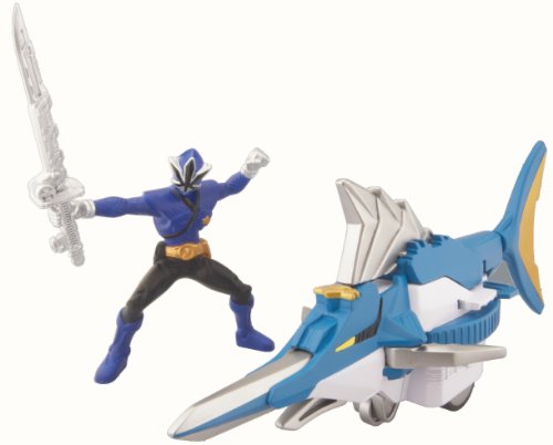 Power Rangers Samurai 31567 - Schwertfisch-Zord mit Blauer Ranger Preisvergleich