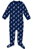 Atlanta Braves Infant Footed Full Zip Raglan Coverall Sleeper - Toddler (24 Months)