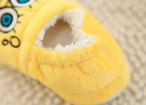 Massa Kids Comfortable Home Shoes Microfiber Slipper (Inner Length 16.5 cm, Yellow)