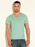 GUESS Leon Slit Scoop-Neck Tee