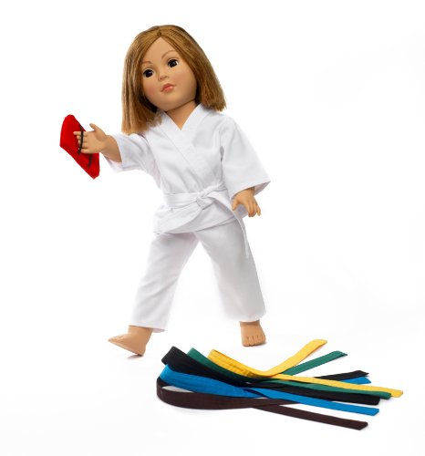 Fits American Girl Doll Karate Outfit - 18 Inch Doll Clothes/clothing Includes 18