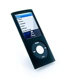 Tuff-Luv Slim&Lite Silicone skin case cover for (Ipod Nano 4th Gen 8GB/16GB) - (Black) + Screen protection