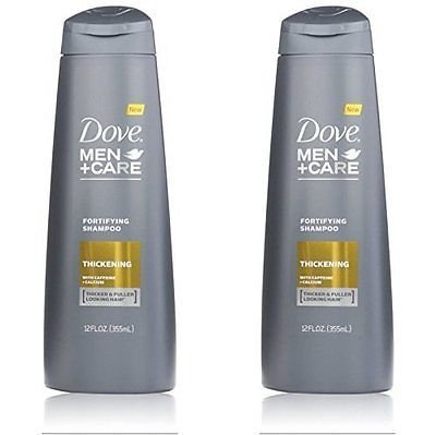 Dove Men+Care Shampoo, Fortifying, Thickening 12 FL OZ (Pack of 2) Dove Men+Care Shampoo, Fortifying, Thickening 12 FL OZ (Pack of 2)