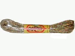 Clear w/ Gold Holographic CraftLace Hank