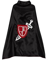 Black Knight Sword Shield 24" Cape