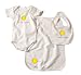 Kee-Ka 3-pc Organic Gift Set (S/S Body+Bib+Burpcloth) - You Are My Sunshine 6-12m