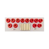Energy Suspension 2.2102R Red HyperFlex Polyurethane Front Leaf Spring Bushing Kit