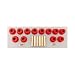 Energy Suspension 2.2102R Red HyperFlex Polyurethane Front Leaf Spring Bushing Kit