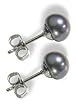 VALERO PEARLS Ohrstecker mit dunkelblauen S��wasser-Zuchtperlen 60178850