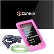 Microsoft Zune HD 16GB, 32GB & Microsoft Zune HD Accessories bundle containing: Premium **PINK** Silicon Skin Case Cover + Microsoft Zune HD Car Charger + Live*Laugh*Love Silicone Wrist Band!!!