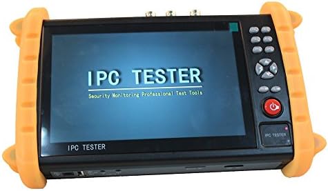 ShiMei Engineers Good Helper Tool CCTV Tester for HD IP/Analog Cameras,1080P,PTZ control,PoE 48V DC12V Power Out,7 Inch HD touch screen Network Cable Test, Audio In+Out,WIFI,CCTV Camera Test Monitor