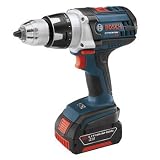 Bosch DDH181-01 18V Brute Tough Drill Driver with 2 3.0ah Batteries, Blue