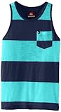 UPC 887973000110 product image for Quiksilver Big Boys' Block Point Tank, Washed Navy, Medium/12 | upcitemdb.com