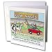 Londons Times Funny Animals Cartoons - ESPN Covers Cow Races - Greeting Cards-12 Greeting Cards with envelopes