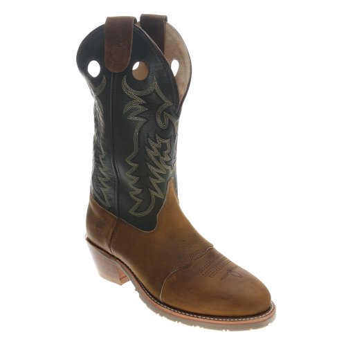 Double-H Boots Men's DH1571 12 Inch Oak ICETM Buckaroo Oldtown Folklore 13 2E US