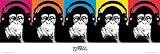 Steez - Monkee - Retro Lounge Plakat Poster