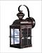 Heath Zenith SL-4144-AZ Motion-Sensing Four-Sided New-England Style Lantern, Antique Bronze