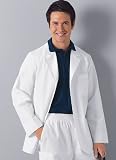 Men’s White 31″ Twill Consultation Lab Coat by Cherokee Scrubs (XS-4X)