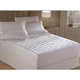 Full Deluxe 100% Cotton Quilted Fitted Mattrass Pad