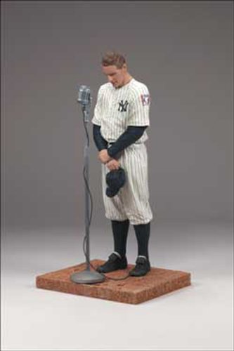 LOU GEHRIG / NEW YORK YANKEES (White Pinstripe Jersey) McFarlane MLB 2009 COOPERSTOWN SEREIS 6 Sports Picks Action Figure