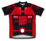 Cyber Red Cycling Jersey for Men