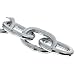 Campbell 0722957 Low Carbon Steel Passing Link Chainon Reel, Zinc Plated, 2/0 Trade, 0.18" Diameter, 50' Length, 450 lbs Load Capacity