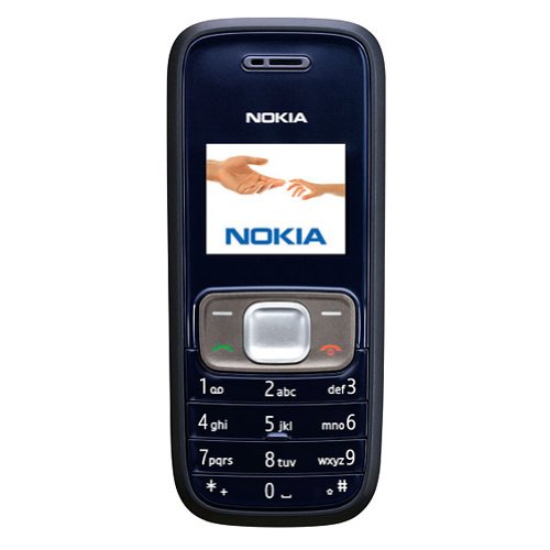 Nokia - 1209 - Téléphone portable monobloc - Ecran CSTN - EGSM 900 / 1800 - Gris